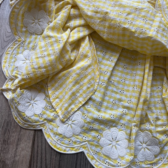 INNIKA CHOO FRIDA BURDS MINI SMOCK IN HONEYCOMB check. Size 1. - Picture 15 of 15